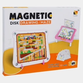 2-in-1 Magnetic Color & Number Maze  Educational Montessori Toy