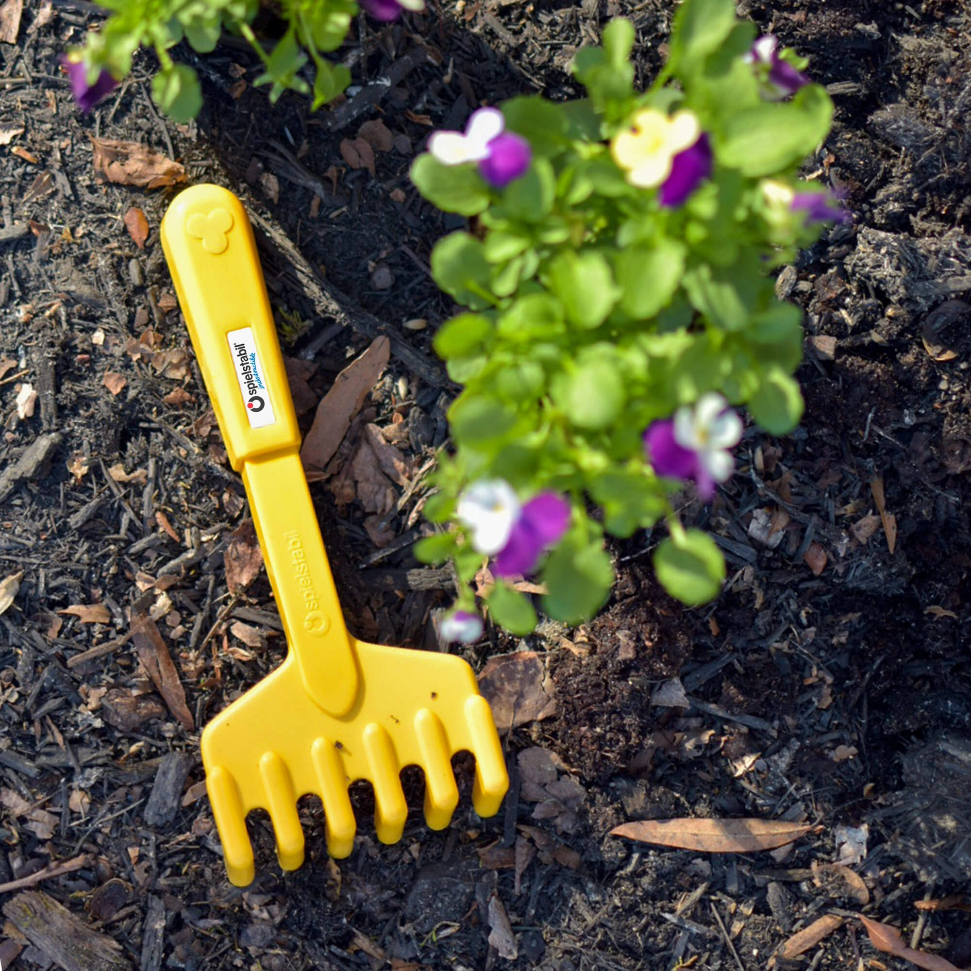 2 Piece Garden Set - Includes Hand Rake & Shovel