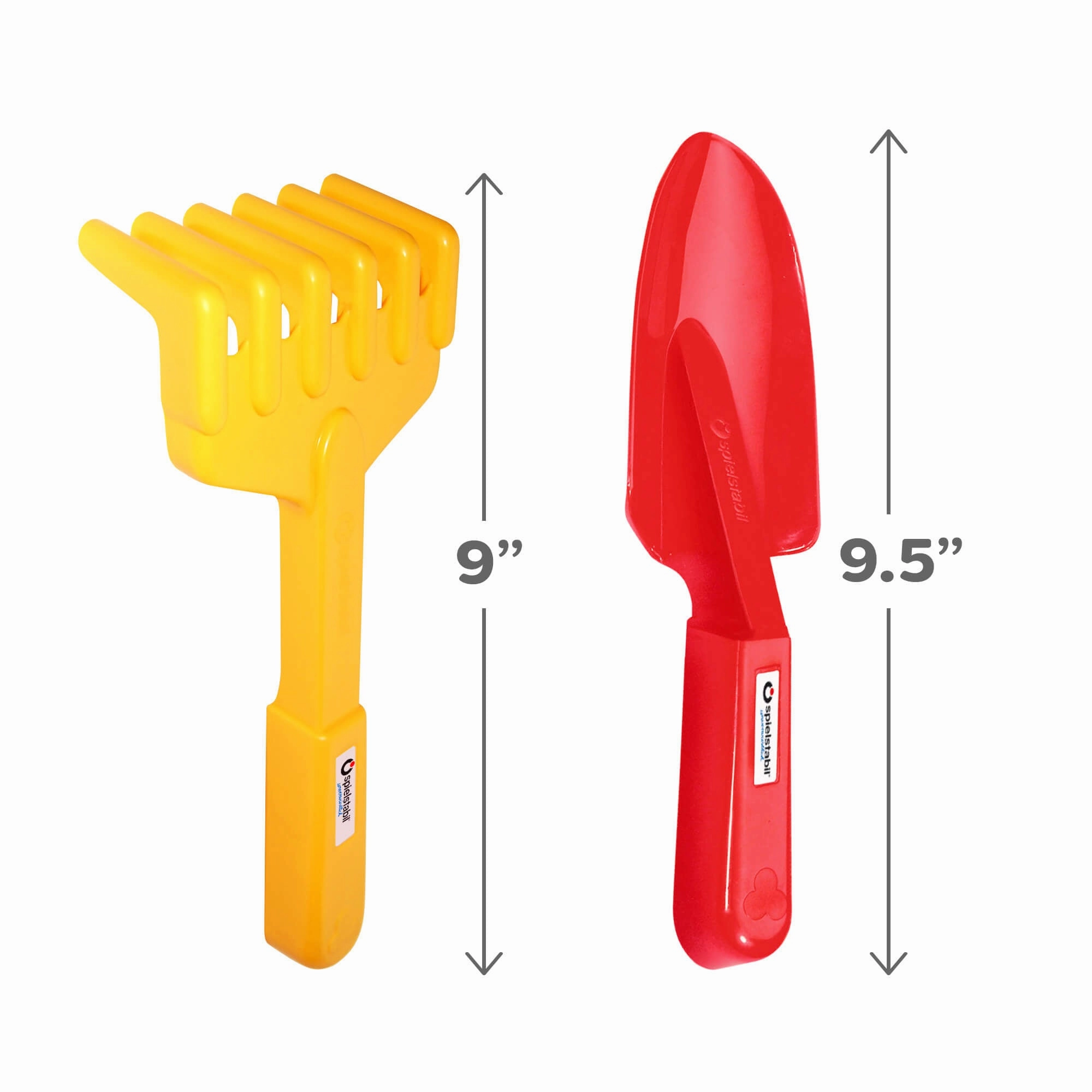 2 Piece Garden Set - Includes Hand Rake & Shovel
