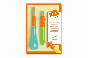 3 Easy-Grip Paintbrushes