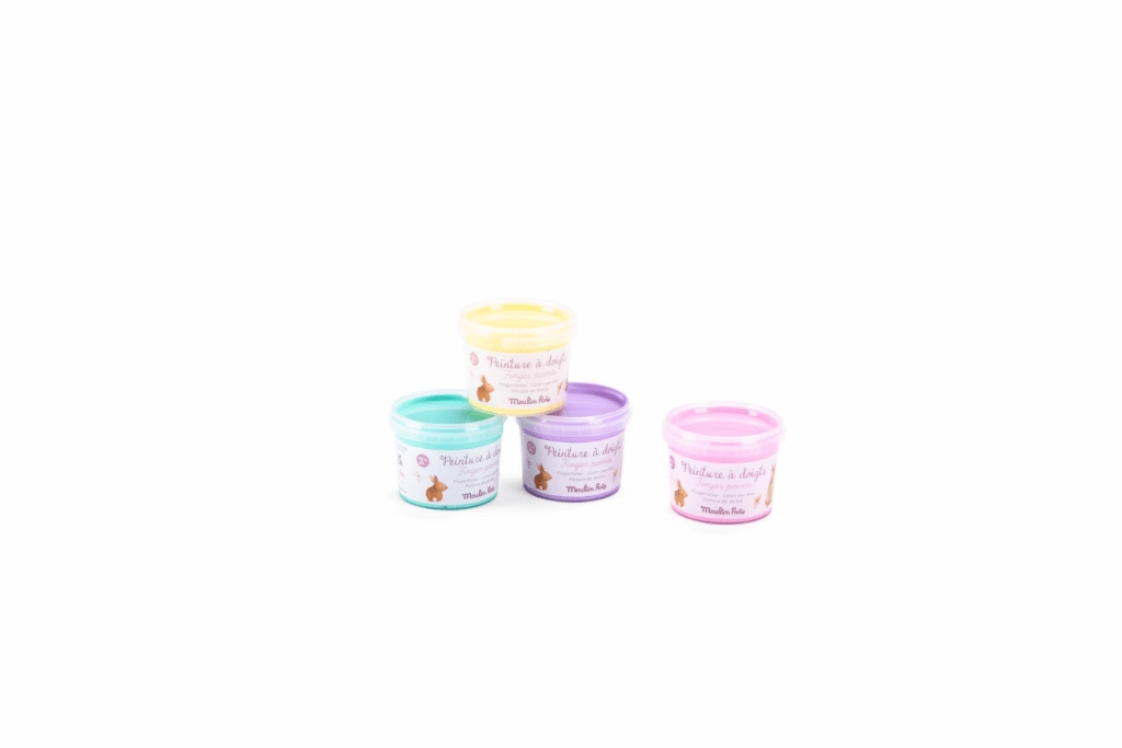 4 Pastel Finger Paints - Les Rosalies
