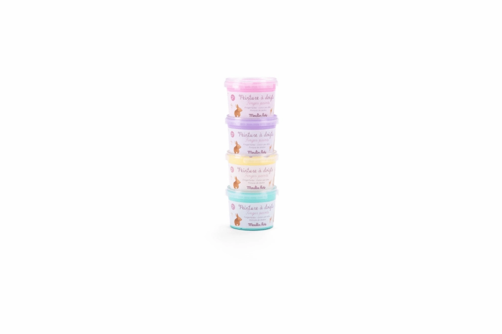4 Pastel Finger Paints - Les Rosalies