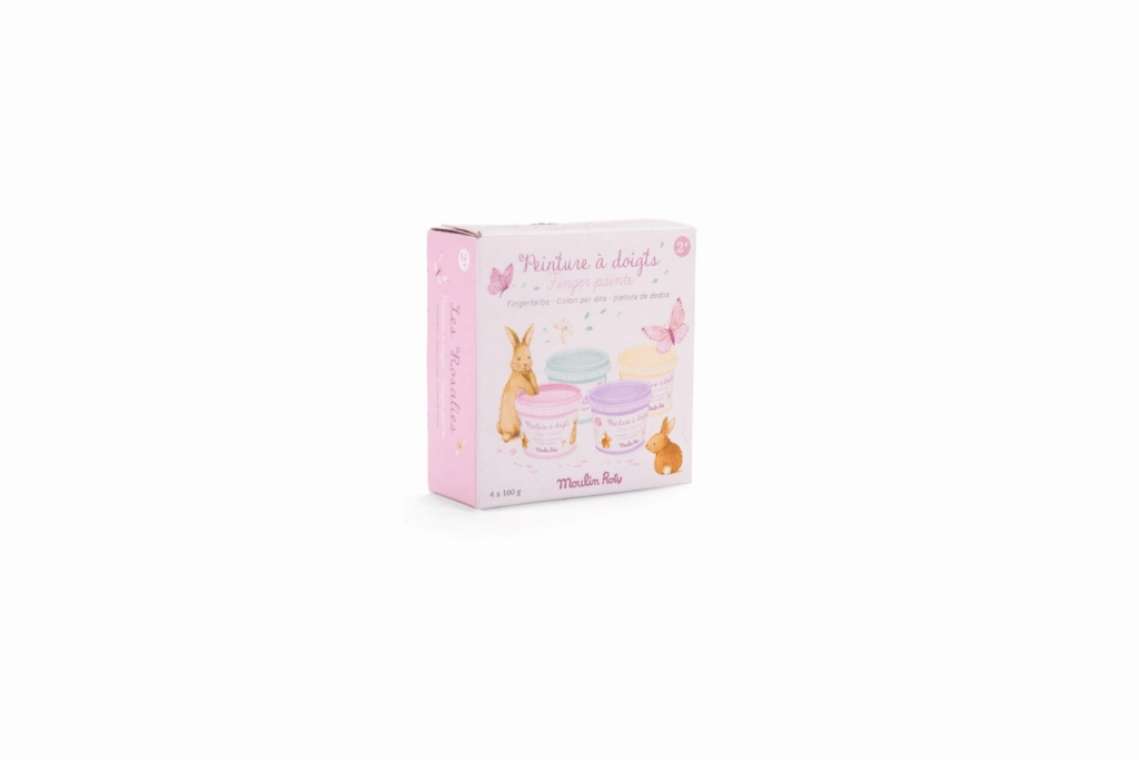 4 Pastel Finger Paints - Les Rosalies