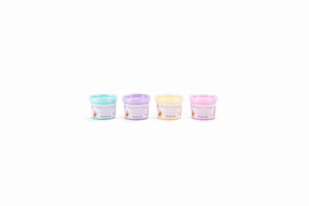 4 Pastel Finger Paints - Les Rosalies