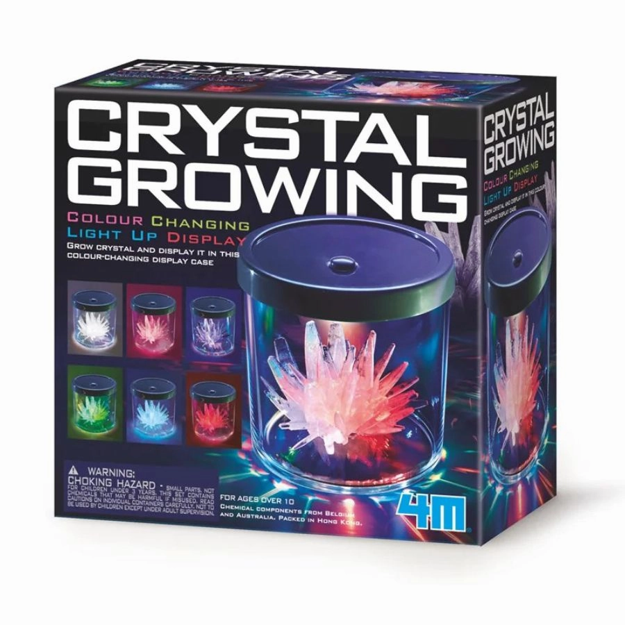4M - Crystal Growing Colour Changing Display Case