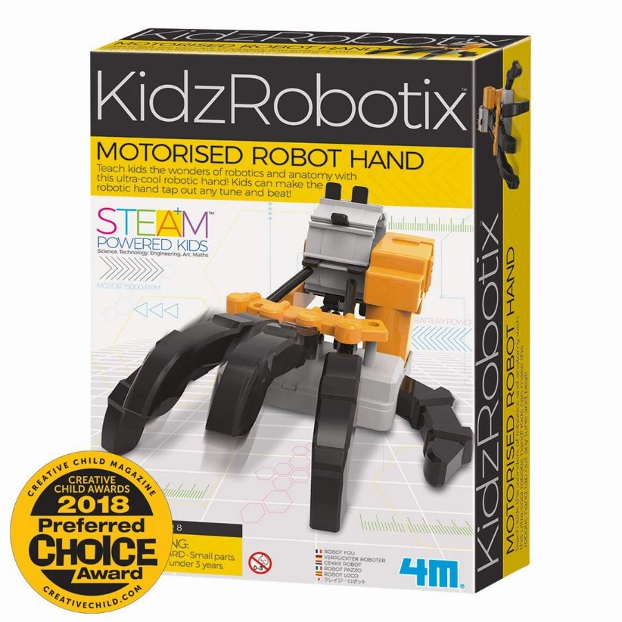 4M - KidzRobotix: Motorised Robot Hand Science Kit