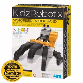 4M - KidzRobotix: Motorised Robot Hand Science Kit