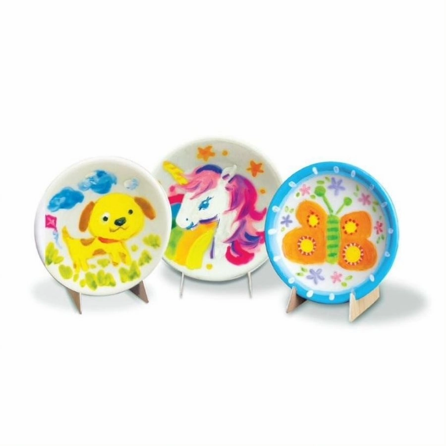 4M - Little Craft: Mini Plates Paining Kit