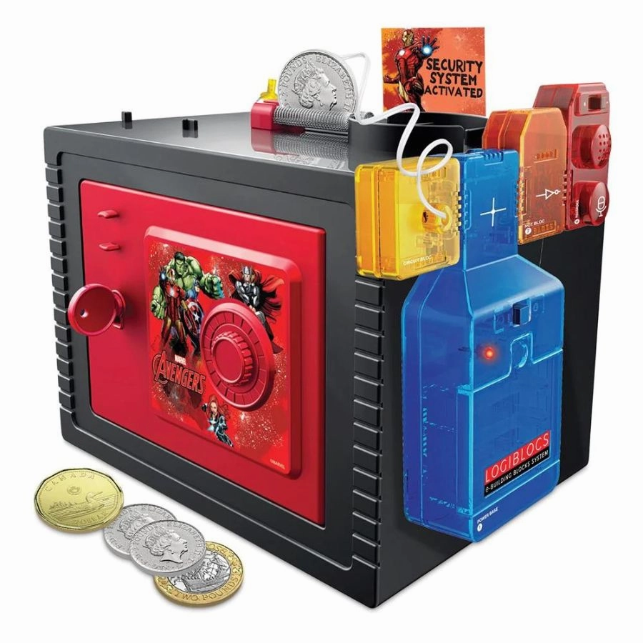 4M - LogiBlocs Marvel Avengers Smart Talking Bank