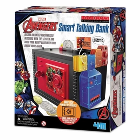 4M - LogiBlocs Marvel Avengers Smart Talking Bank