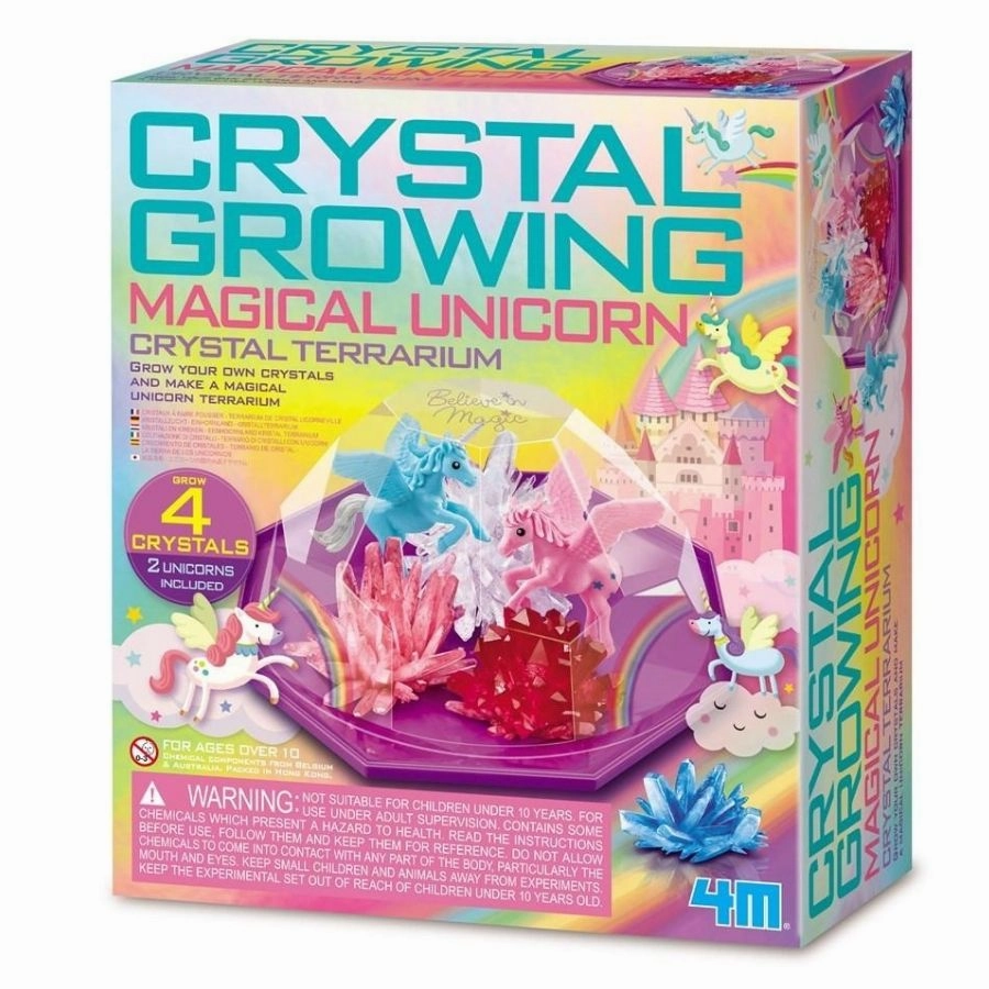 4M - Magical Unicorn Crystal Terrarium Crystal Growing Kit