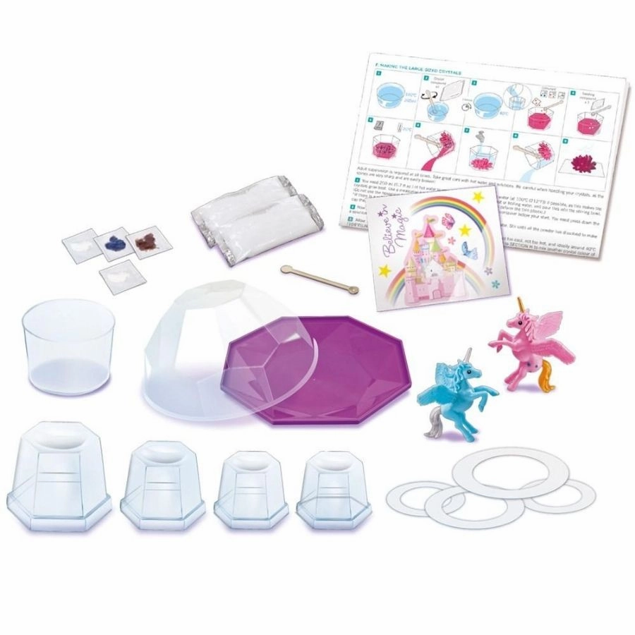 4M - Magical Unicorn Crystal Terrarium Crystal Growing Kit