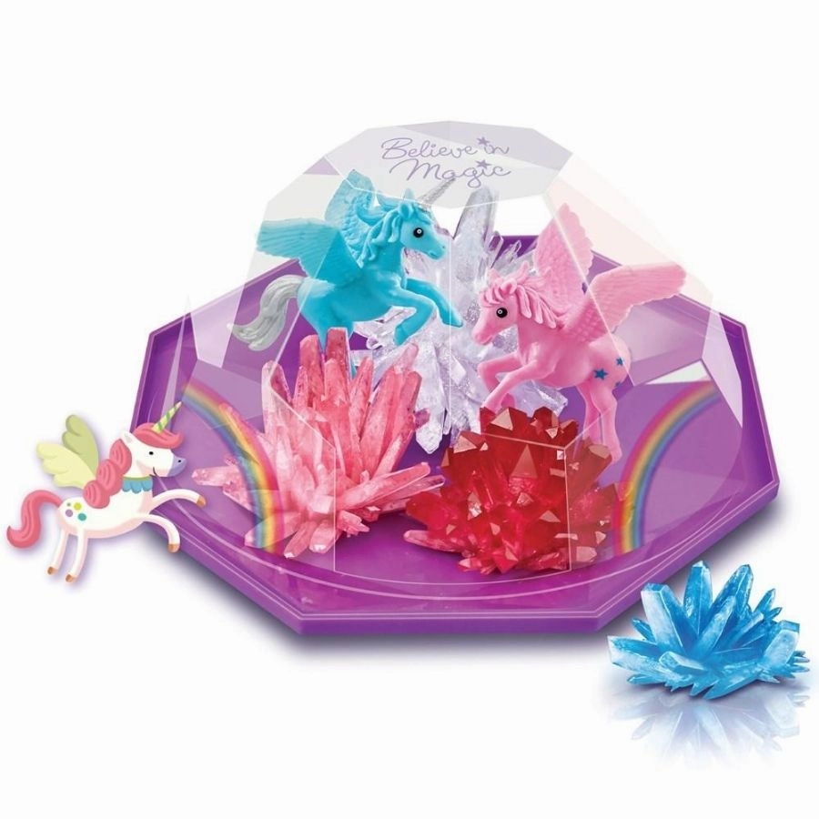 4M - Magical Unicorn Crystal Terrarium Crystal Growing Kit