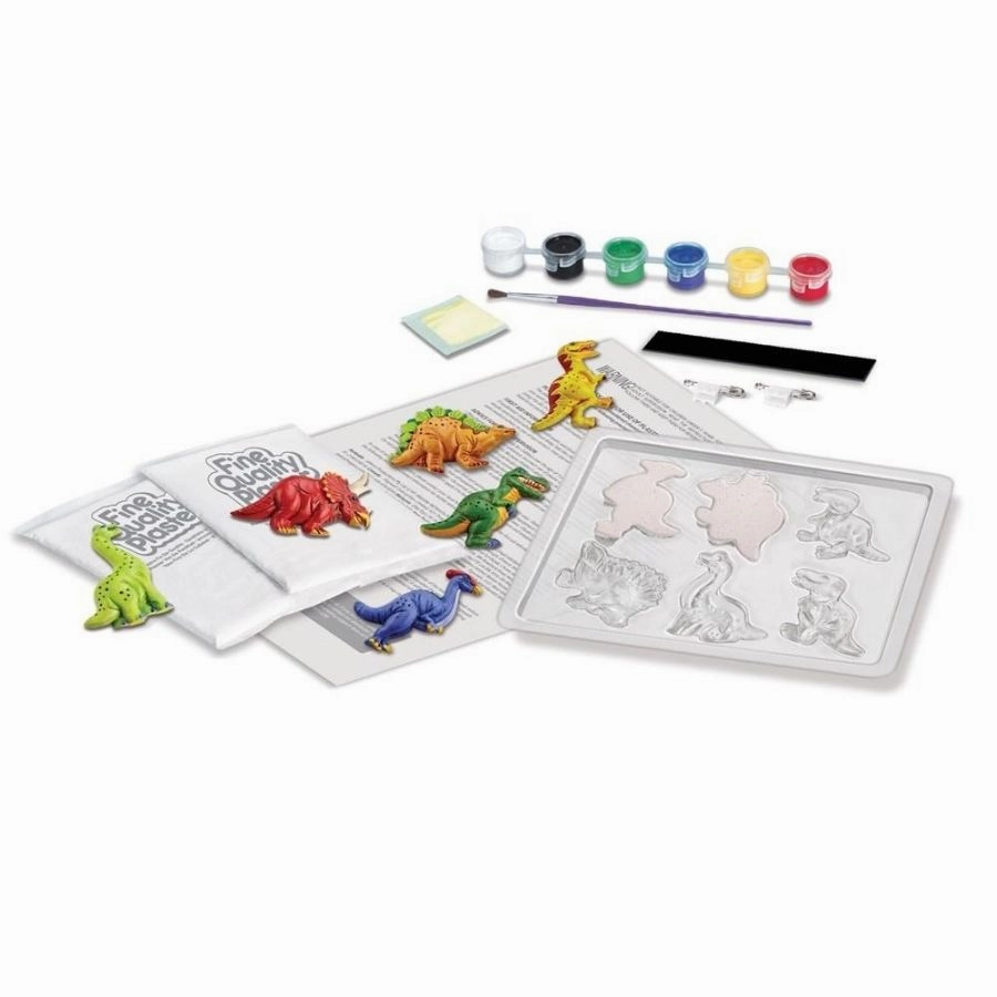 4M - Mould and Paint: Dinosaur Kit