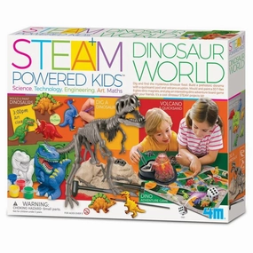4M - STEAM Powered Kids: Dinosaur World Art and Science Kit
