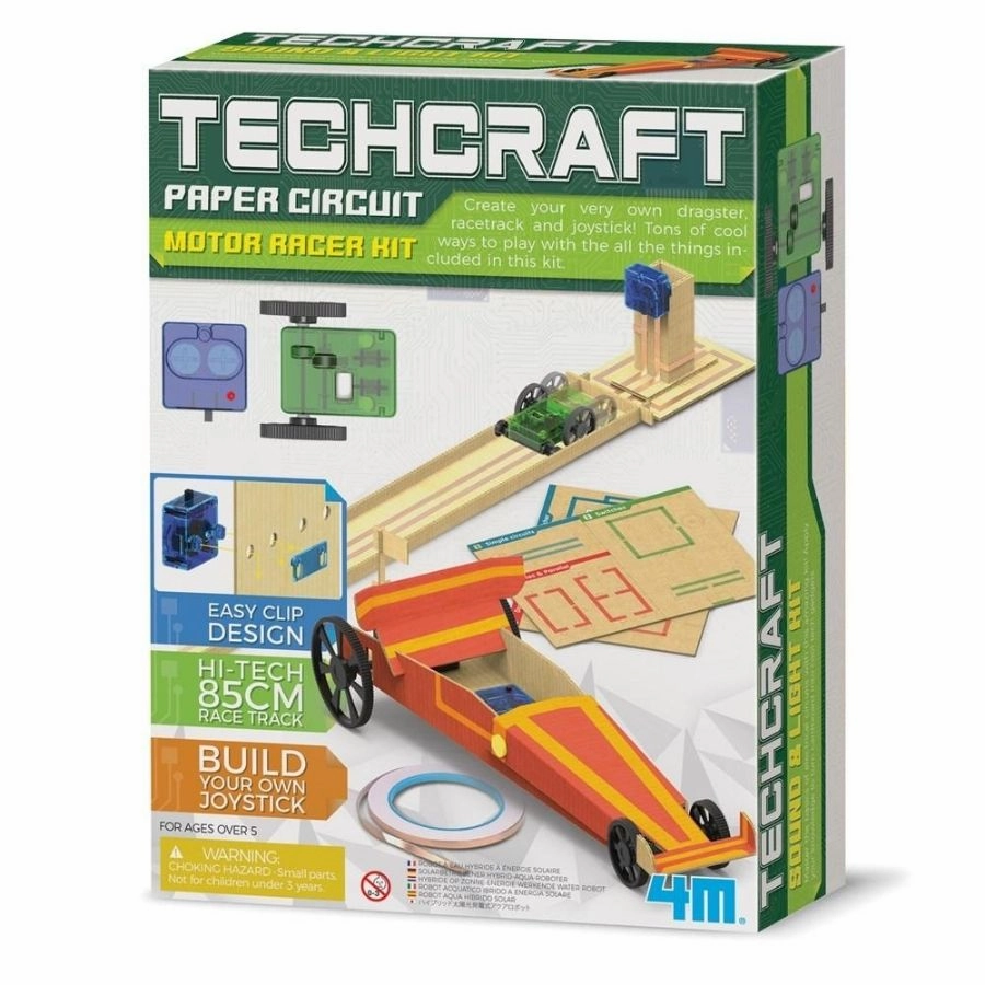 4M - Techcraft: Paper Circuit Motor Race Kit
