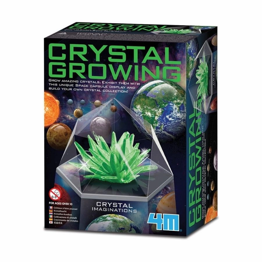 4M Toys - Crystal Growing Kit Space Gem Green