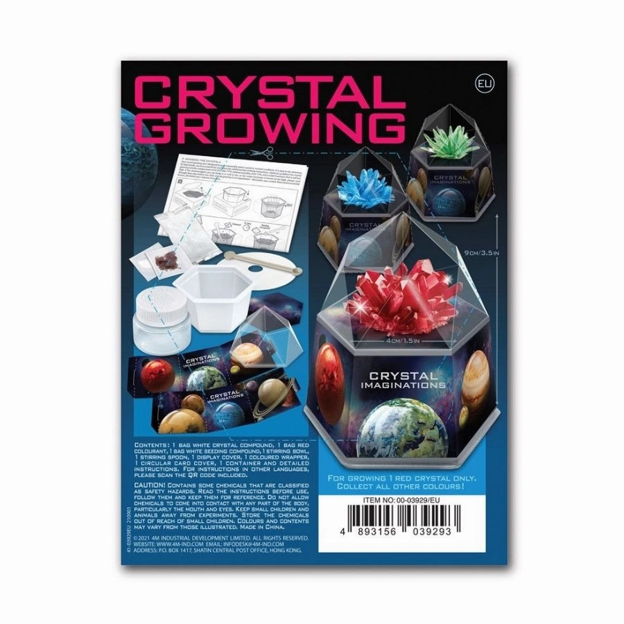 4M Toys - Crystal Growing Kit Space Gem Red