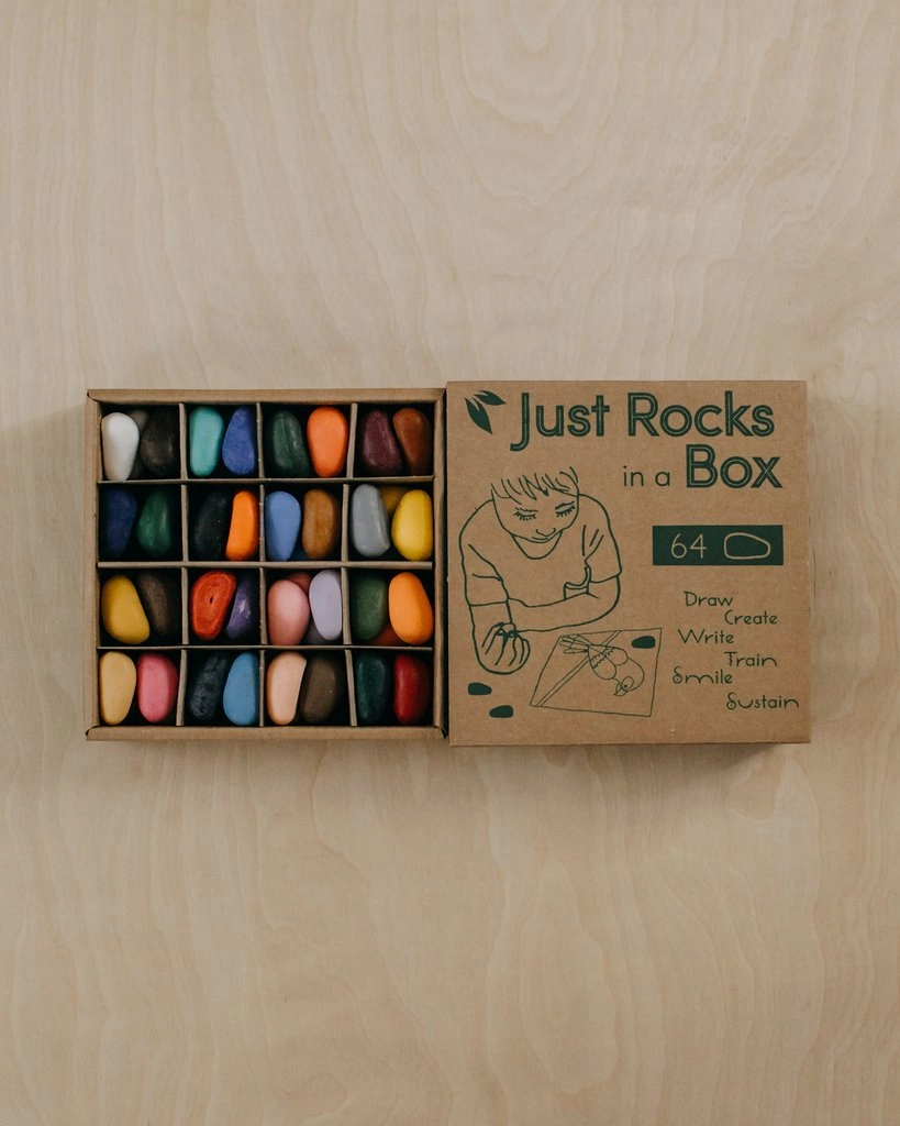 64 Crayon Rocks (2 Sets of 32 Colors in a Box)