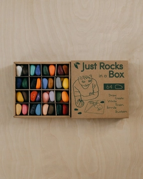 64 Crayon Rocks (2 Sets of 32 Colors in a Box)