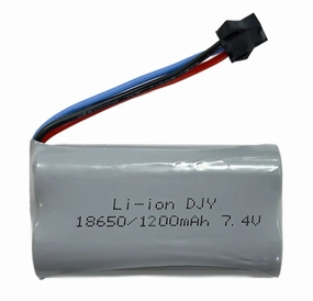 7.4v 1200mAh Lithium-Ion Rechargeable Battery