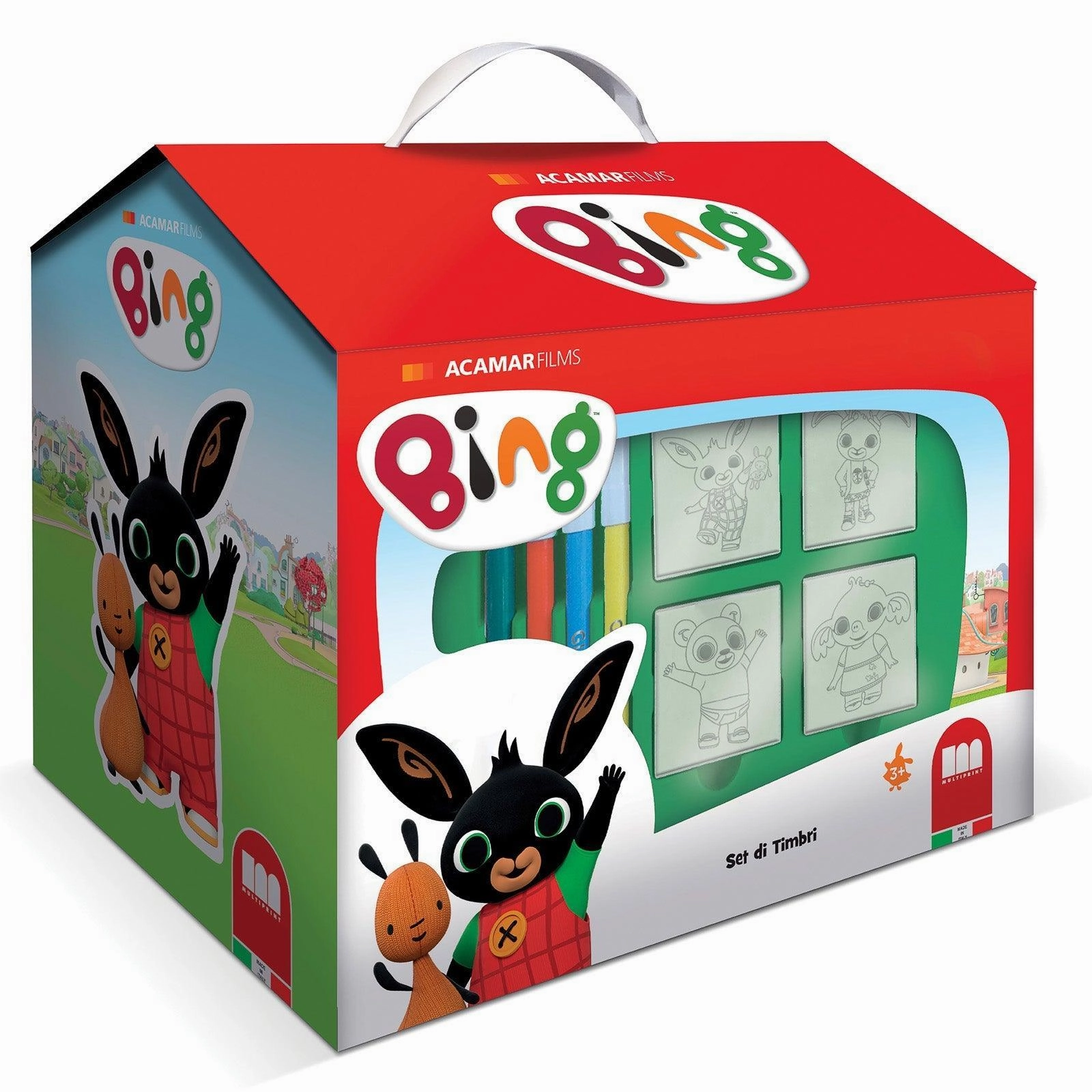 Acamar Films Bing House Colouring and Stamp Set
