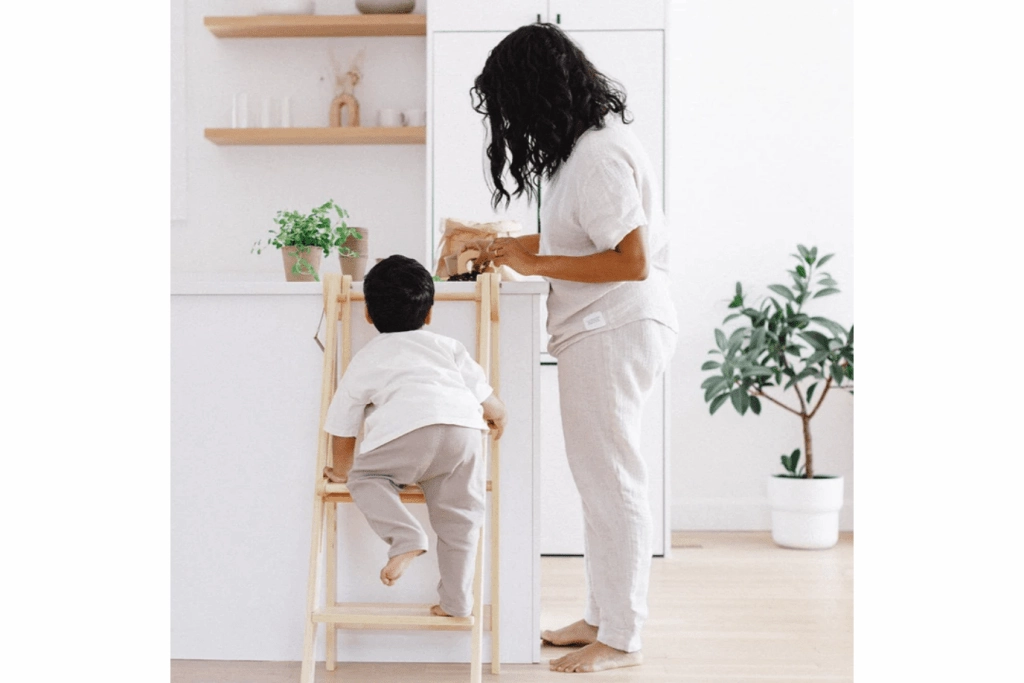 Adjustable Natural Fold N' Store Learning Tower