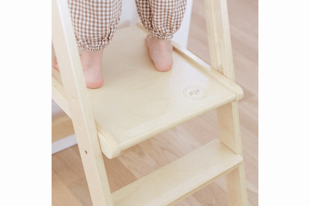 Adjustable Natural Fold N' Store Learning Tower