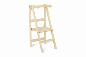 Adjustable Natural Fold N' Store Learning Tower