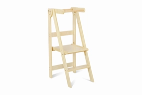 Adjustable Natural Fold N' Store Learning Tower