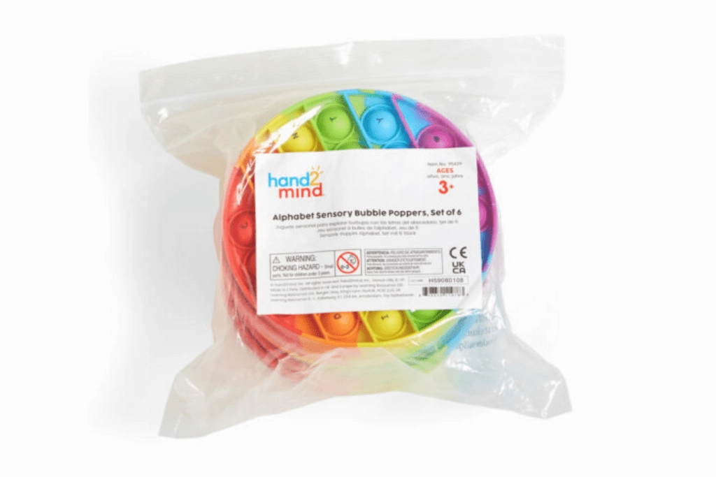 Alphabet Sensory Bubble Popper