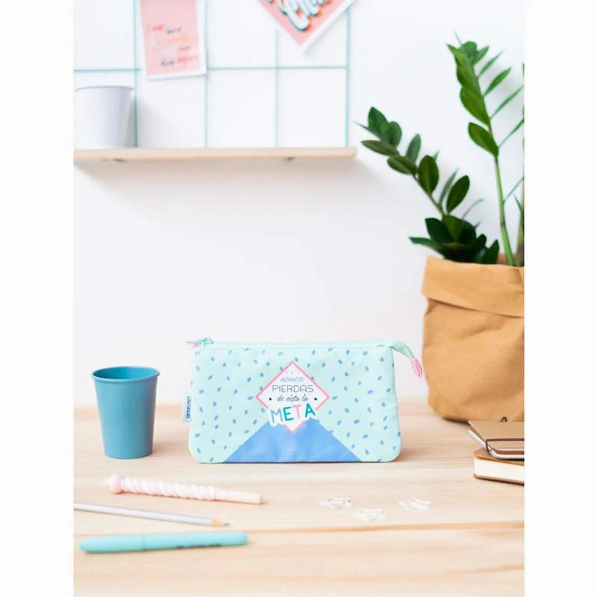 Amelie Pastel Collection Triple Pencil Case