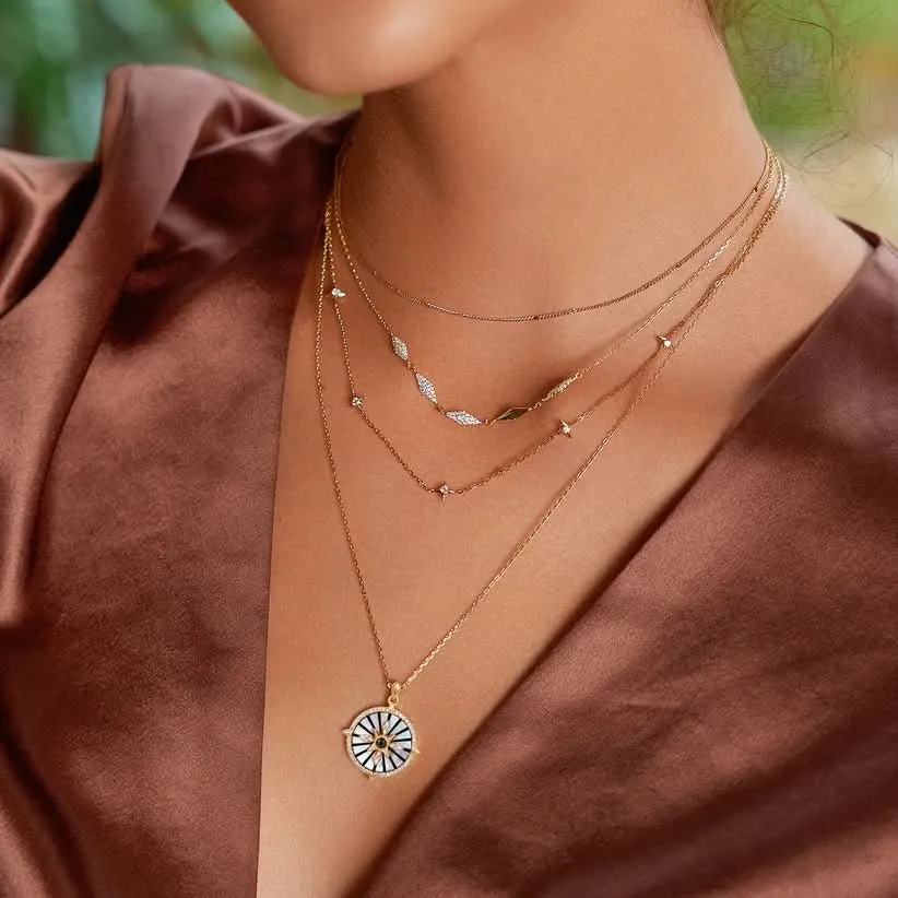 Ania Haie Gold Astrolabe Necklace N061-07G Ania Haie Jewellery