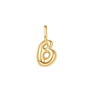Ania Haie Gold B Letter Charm NC060-21G Ania Haie Jewellery