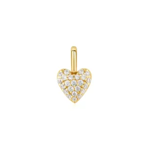 Ania Haie Gold Heart Pavé Charm NC060-05G Ania Haie Jewellery