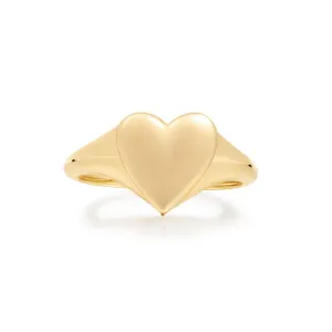 Ania Haie Gold Love Signet Ring R057-02G Ania Haie Jewellery