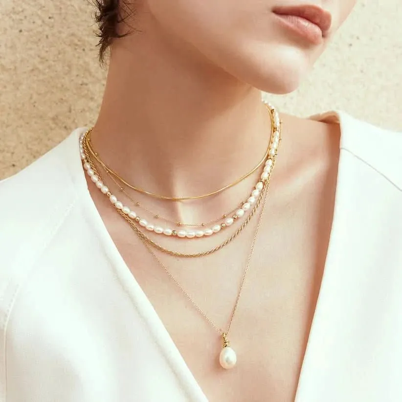 Ania Haie Gold Rope Twist Chain Necklace N058-04G Ania Haie Jewellery