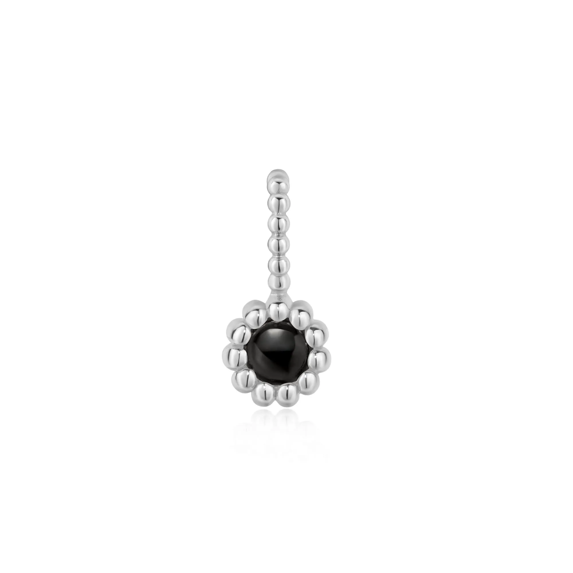 Ania Haie Silver Black Onyx Mother Of Pearl Charm NC060-11H Ania Haie Jewellery