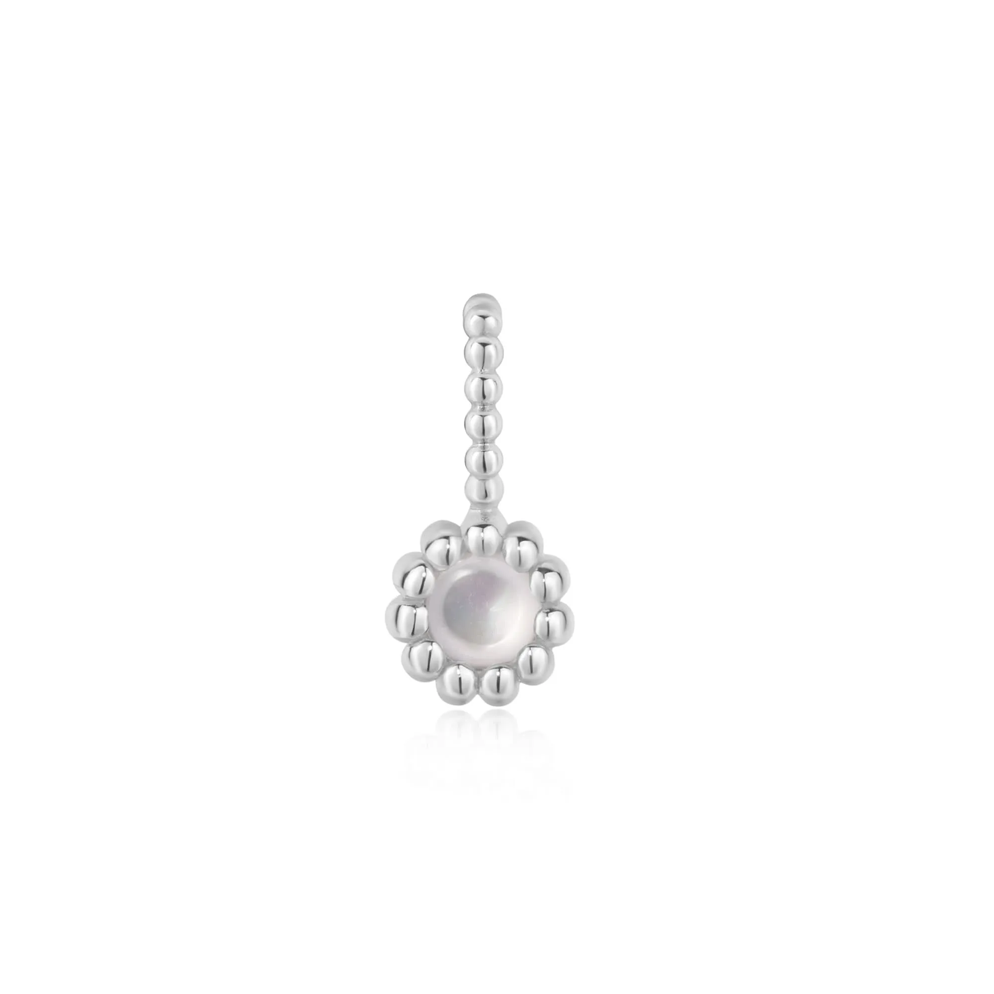 Ania Haie Silver Black Onyx Mother Of Pearl Charm NC060-11H Ania Haie Jewellery