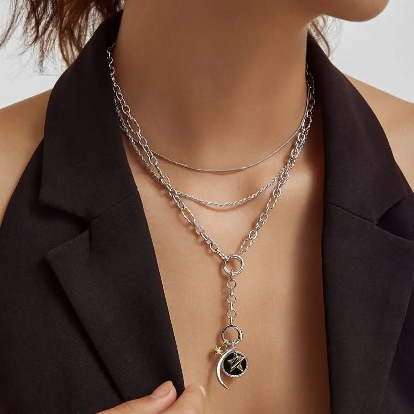 Ania Haie Silver Disc Charm NC060-04H Ania Haie Jewellery