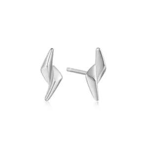 Ania Haie Silver Double Spike Stud Earrings E051-02H Ania Haie Jewellery