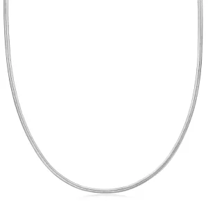Ania Haie Silver Flat Snake Chain Necklace N057-03H Ania Haie Jewellery