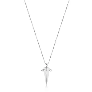 Ania Haie Silver Geometric Point Pendant Necklace N053-03H Ania Haie Jewellery