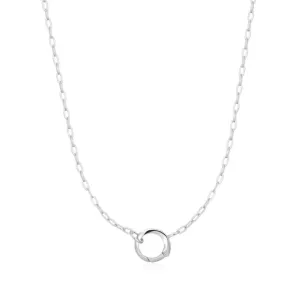 Ania Haie Silver Mini Link Charm Chain Connector Necklace N048-04H Ania Haie Jewellery