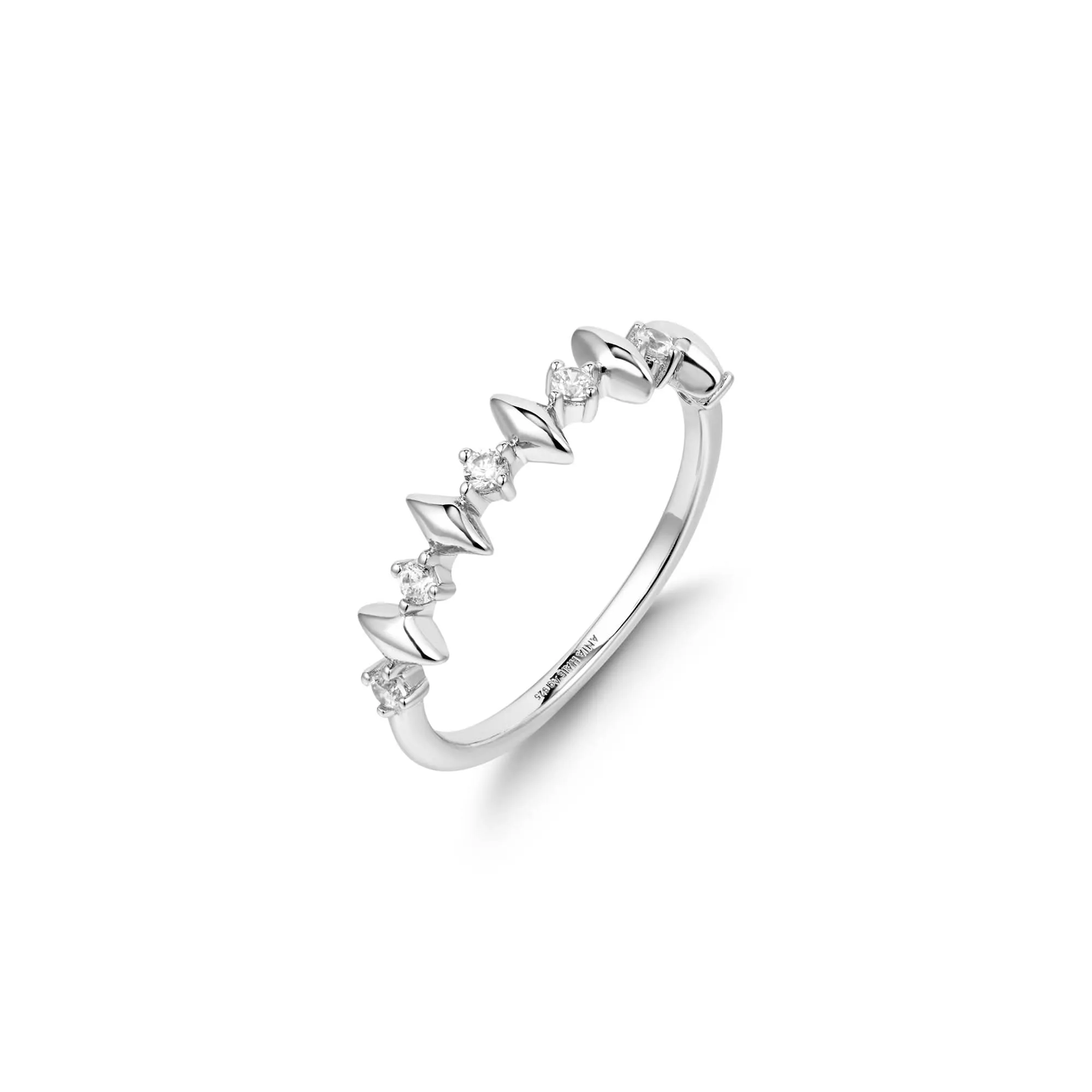 Ania Haie Silver Multi Sparkle Ring R061-03H Ania Haie Jewellery