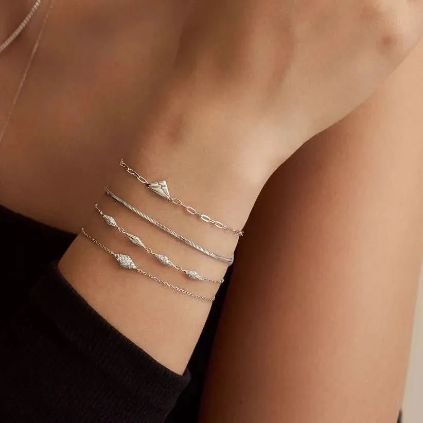 Ania Haie Silver Pave Sparkle Bracelet B061-01H Ania Haie Jewellery