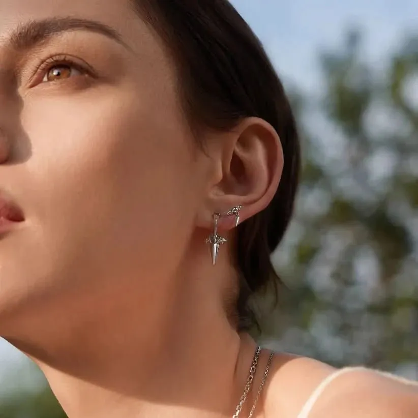Ania Haie Silver Point Stud Earrings E053-03H Ania Haie Jewellery