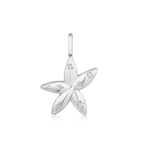Ania Haie Silver Sparkle Flower Charm NC055-05H Ania Haie Jewellery