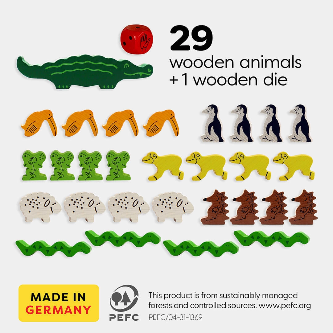 Animal Upon Animal Stacking Game