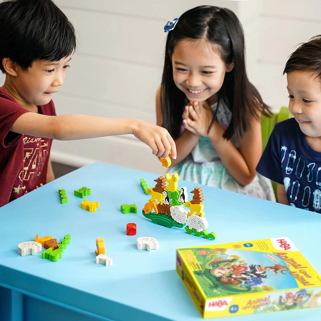 Animal Upon Animal Stacking Game